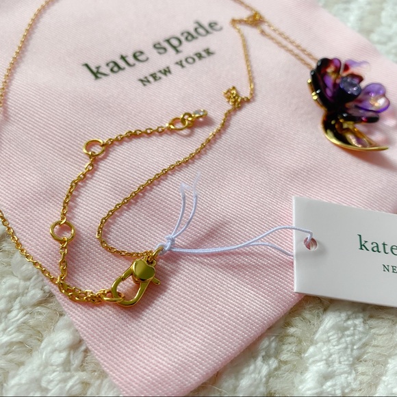 NWT Kate Spade Petal Pushers flower necklace - Picture 8 of 14